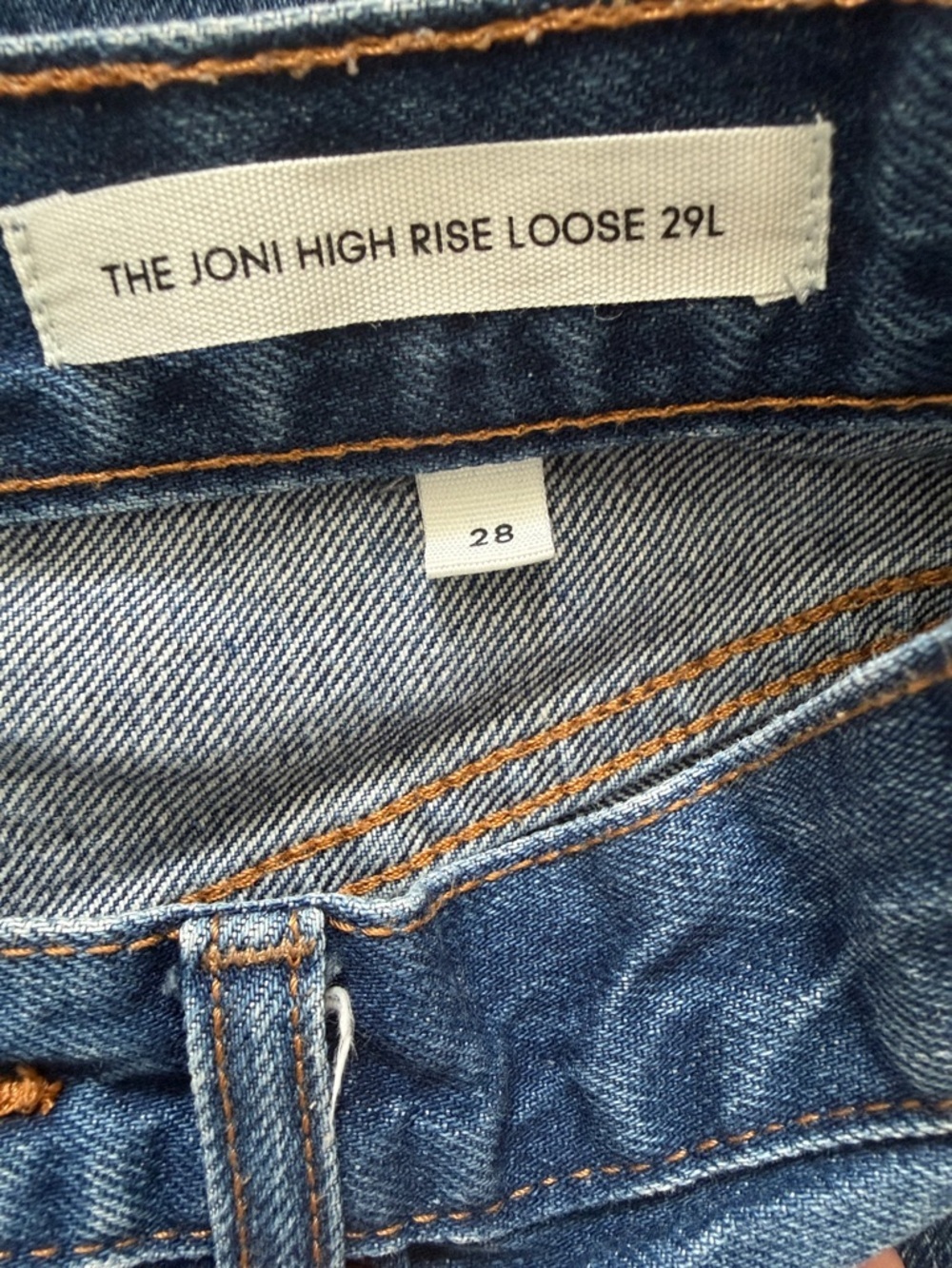 Denim Forum The Joni High Rise Loose 29L size 28 - Picture 7 of 9
